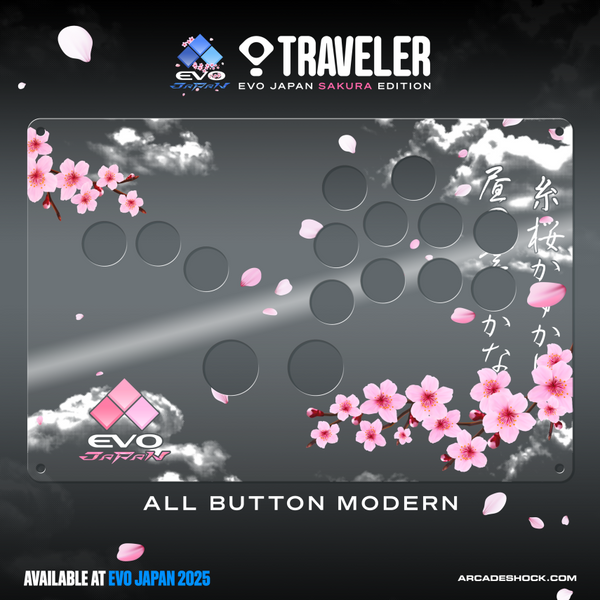 AS TRAVELER EVO JAPAN SAKURA EDITION (FULL BUILD) – Arcade Shock
