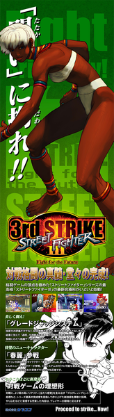 Street Fighter III: 3rd Strike Vertical Vinyl Banners [IN STOCK