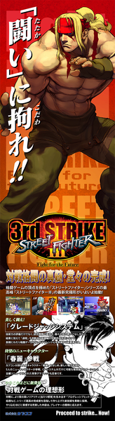 Street Fighter III: 3rd Strike Vertical Vinyl Banners [Customize