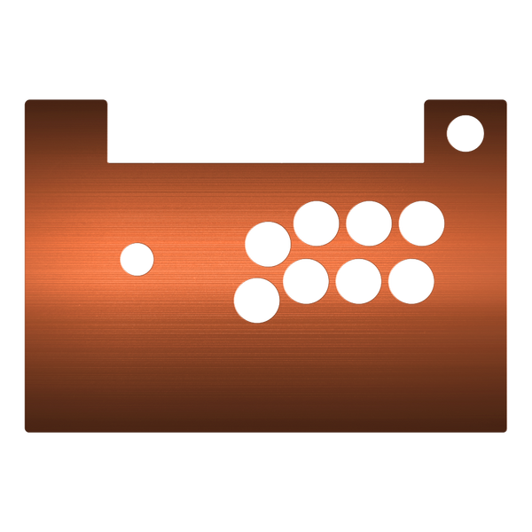 HIGH GRADE Aluminum Control Panel [HORI FIGHTING STICK ALPHA] NOIR