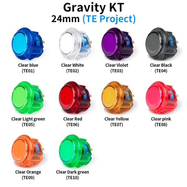 QANBA GRAVITY [KT SERIES] CLEAR 24mm Snap-In Mechanical