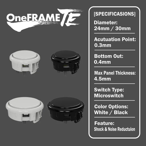 oneFRAME 30mm TE (Tournament Edition - 2026 Model) Pushbutton