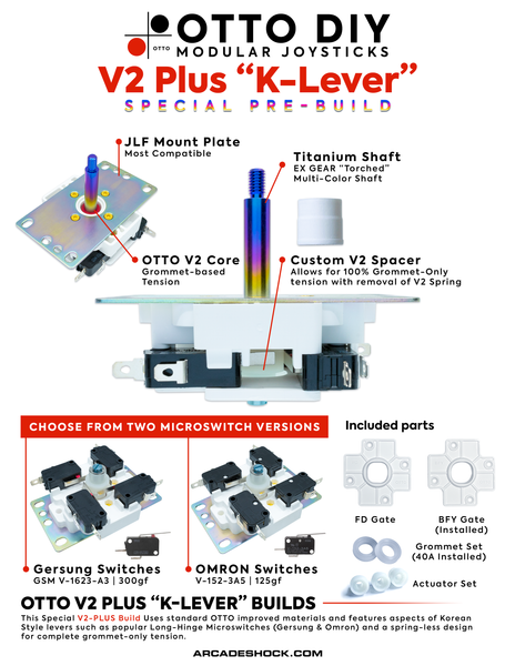 OTTO DIY V2+ or V5+ HYBRID PLUS KITS - Choose TYPE – Arcade Shock OTTO DIY V2+ or V5+ HYBRID PLUS KITS - Choose TYPE – Arcade Shock