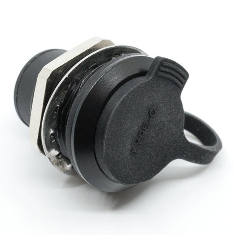 USB C to A Round Panel Mount Adapter Version 2 (USB 3.0)