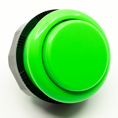 SEIMITSU PS-14-GN Solid Color Pushbutton (30mm - Screw On)