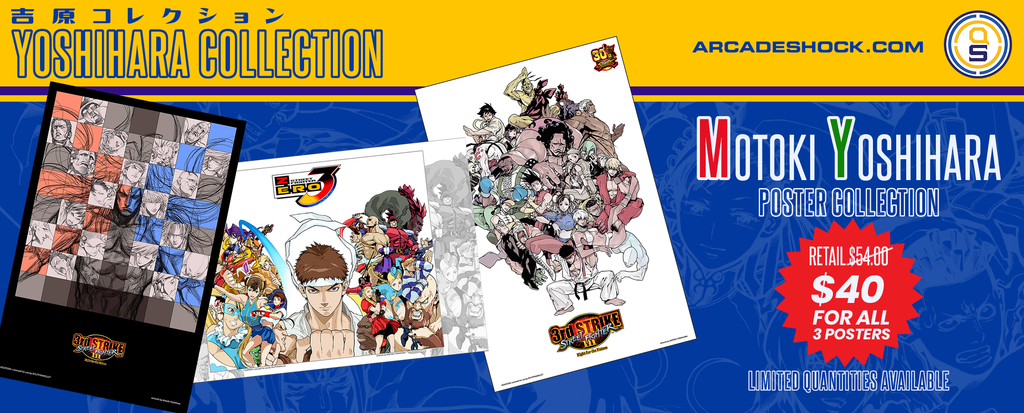 STREET FIGHTER POSTER COLLECTION by Motoki Yoshihara