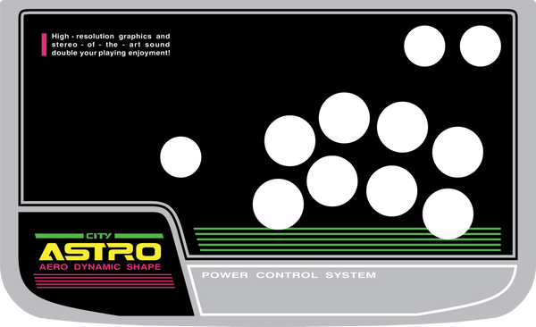 セガ アーケード アストロシティ コントロールパネル /2L6B】 SEGA