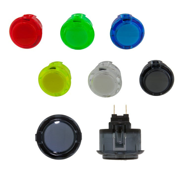 SANWA DENSHI OBSCS30-XX 30mm CLEAR SILENT Pushbutton