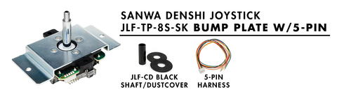 Sanwa Denshi Joystick JLF-TP-8S-SK (Bump Plate w/5-pin)