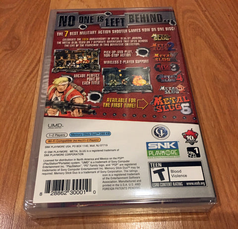 Metal Slug Anthology for Sony PSP (Brand New Sealed)