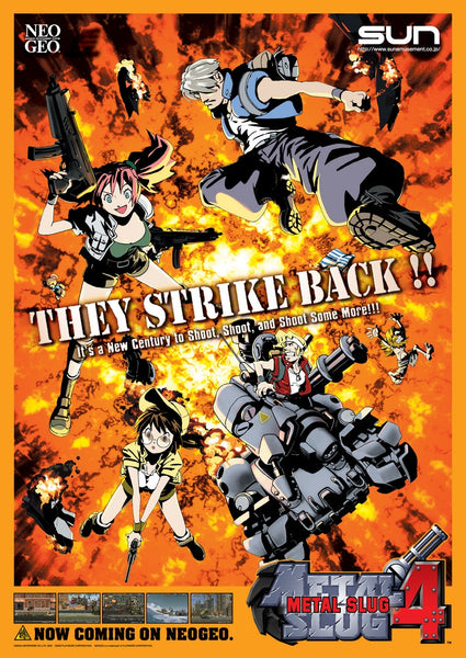 METAL SLUG 4 Poster – Arcade Shock