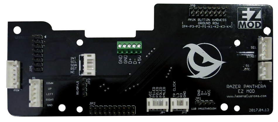 EZ Mod for Razer Panthera w/ Brook UFB FUSION Kit (w/ soldered headers)