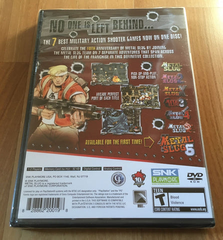 Metal Slug Anthology for Sony PS2 (Brand New Sealed)