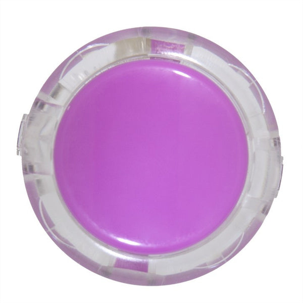 SANWA DENSHI [24mm] HALF CLEAR WHITE BODY / SOLID PLUNGER Pushbutton