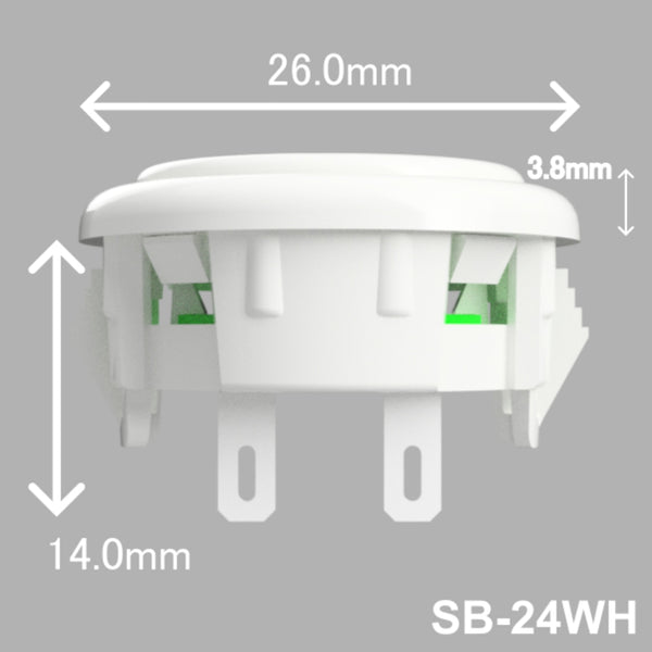 oneFRAME 24mm Premium Pushbutton – Arcade Shock