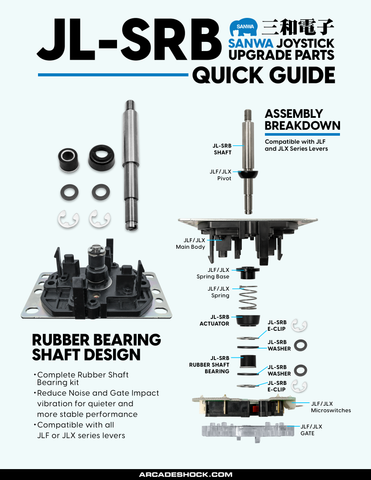 SANWA DENSHI JL-SRB JOYSTICK MOD KIT FOR JLF and JLX Series Joysticks