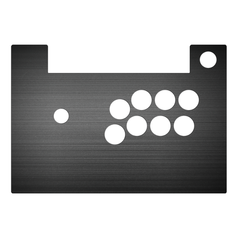 HIGH GRADE Aluminum Replacement Panel [HORI Fighting Stick Alpha - Extended Vewlix Layout]