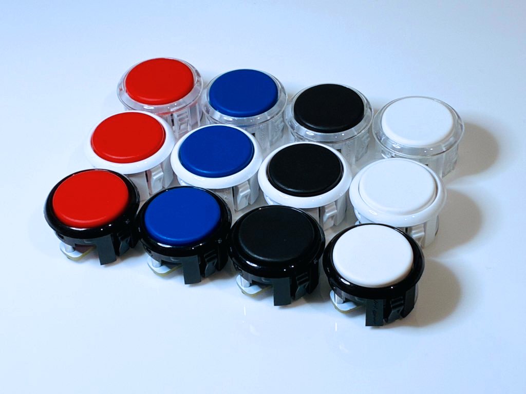 FLEXIGEAR FLASHTAP Nylon MATTE Finish Button Caps 24mm [USE with