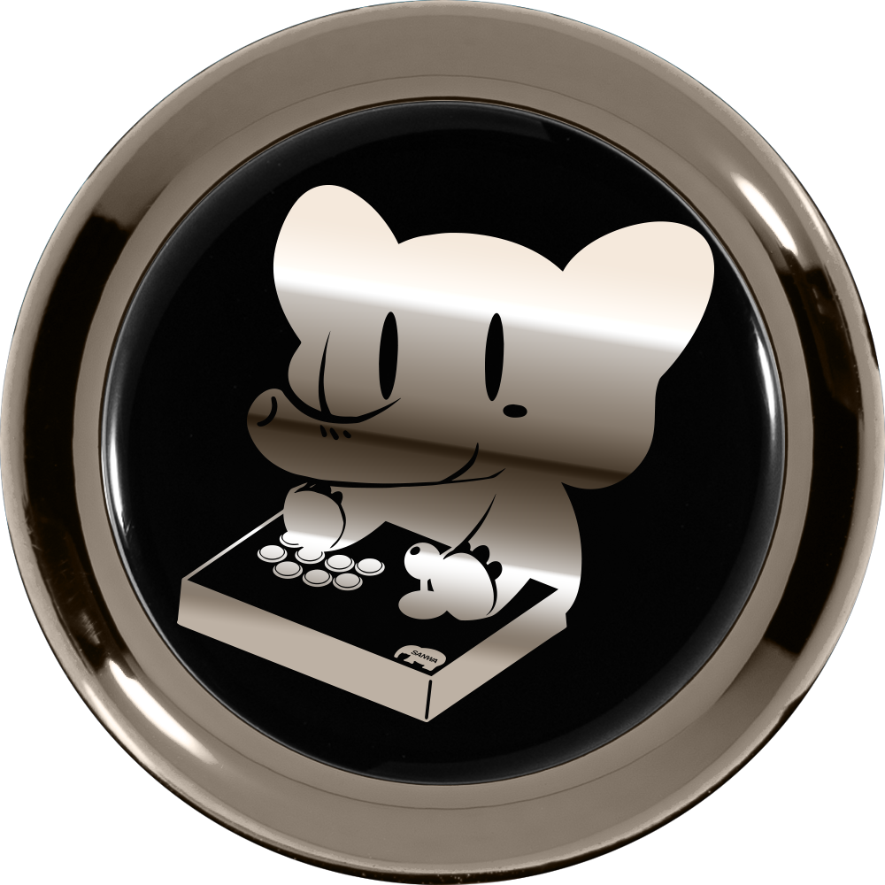 SANWA DENSHI Metallic Elephant Masher Pushbuttons (30mm) [CHOOSE TYPE]