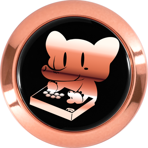 SANWA DENSHI Metallic Elephant Masher Pushbuttons (30mm) [CHOOSE TYPE]