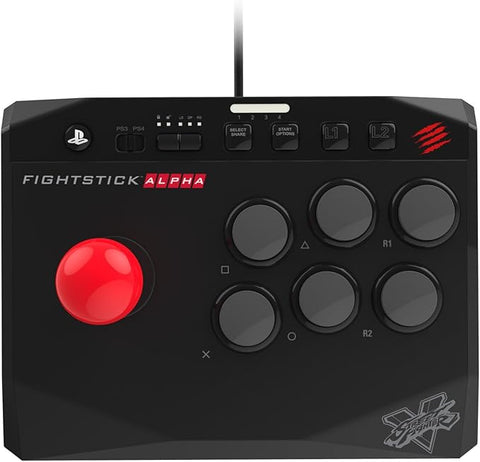 MAD CATZ FIGHT STICK ALPHA SFV EDITION (NOS) PS3/4/PC