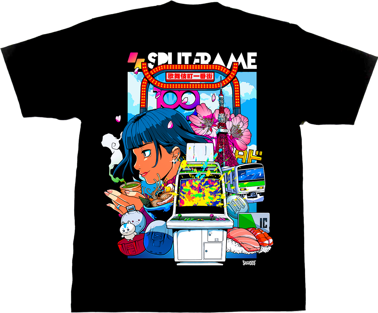SPLITFRAME ESSENTIALS TEE [CHOOSE SIZE] – Arcade Shock