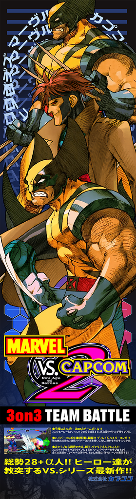 MARVEL vs. CAPCOM 2 Vertical Vinyl Banners [Customization Pre
