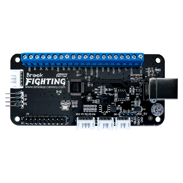 BROOK UNIVERSAL FIGHTING BOARD FUSION PS5 with Pre-Soldered Connectors ...