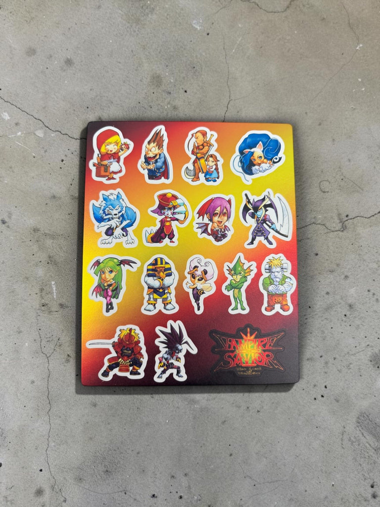 VAMPIRE SAVIOR Chibi Character Sticker Sheet