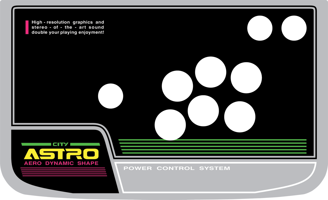 HORI RAP 2 / 3 / EX Underprint Artwork Panels [ASTRO CITY HORI RAP 2 / 3 / EX Underprint Artwork Panels [ASTRO CITY