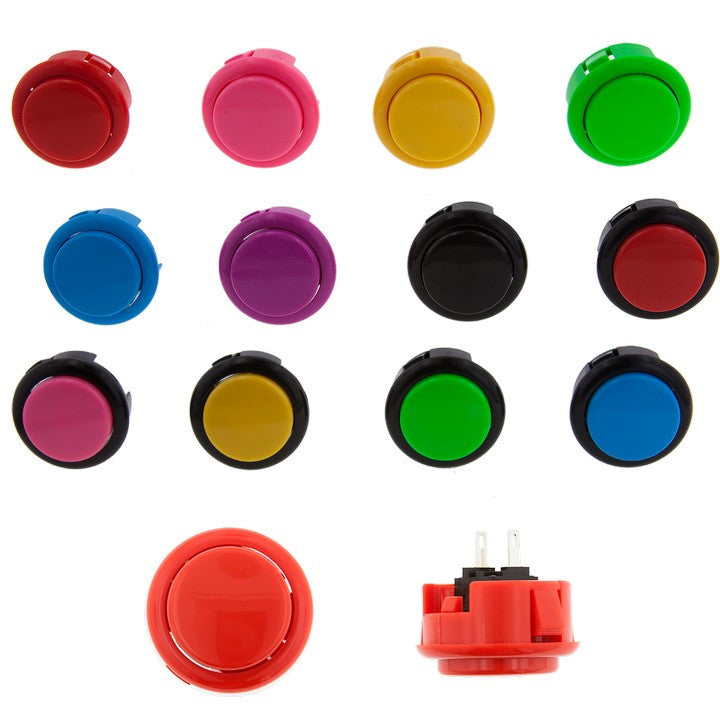 SEIMITSU PS-15 Solid Color (Short Throw) Pushbutton (30mm Snap In)
