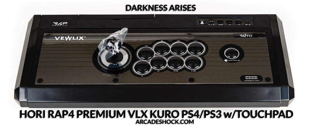 HORI RAP4 Premium VLX KURO Controller PS4/PS3 with Touchpad