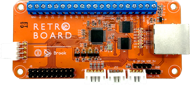 BROOK RETRO BOARD [NES | SNES | N64| GC | Xbox | DC | TG16 | PS1 | PS2 | PS3 | PC (X-Input)]