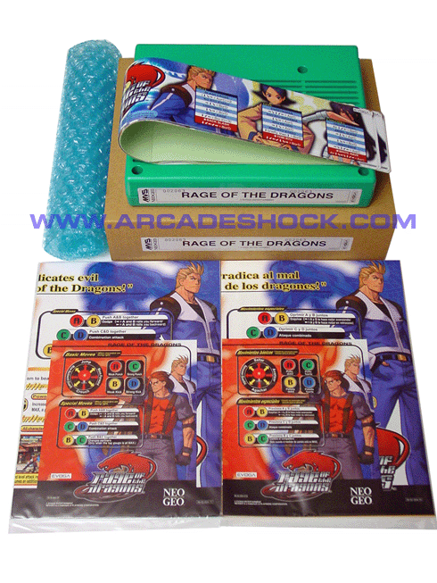 SNK NEO•GEO MVS Rage of the Dragons Kit – Arcade Shock SNK NEO•GEO MVS Rage of the Dragons Kit – Arcade Shock