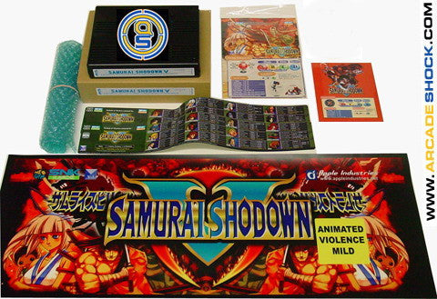Cartouche Neo Geo MVS Samurai Shodown V (2003) - Originale SNK, Testée Et Fonctionnelle