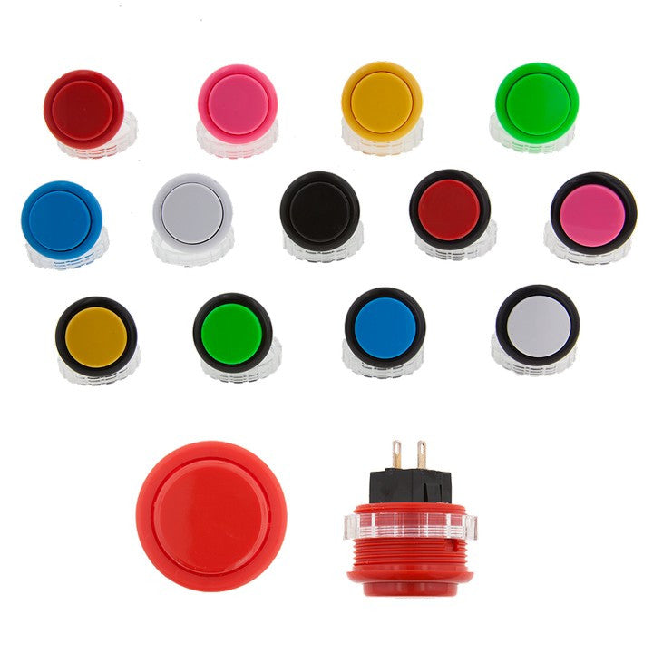 SEIMITSU PS-14-DN Solid Color Pushbutton [24mm - Screw On SEIMITSU PS-14-DN Solid Color Pushbutton [24mm - Screw On