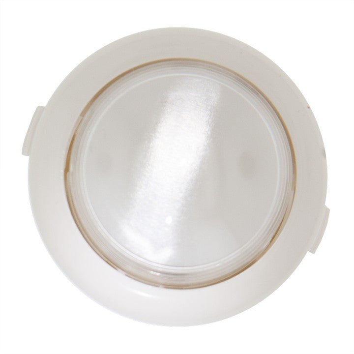 Sanwa Denshi (30mm) Convex Solid Clear Pushbutton (OBSF30Q-X